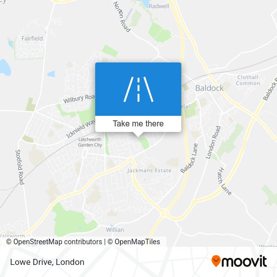 Lowe Drive map