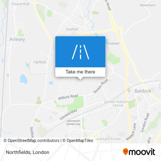 Northfields map