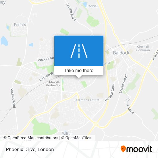 Phoenix Drive map