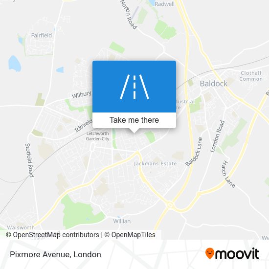 Pixmore Avenue map