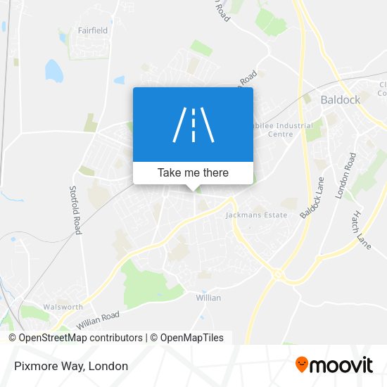 Pixmore Way map