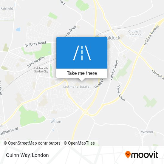 Quinn Way map
