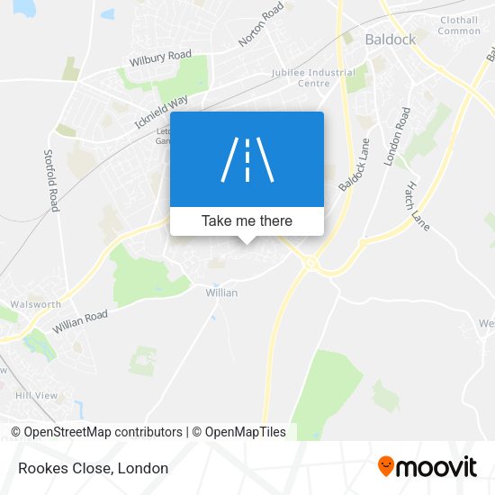 Rookes Close map