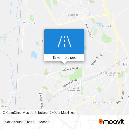 Sanderling Close map