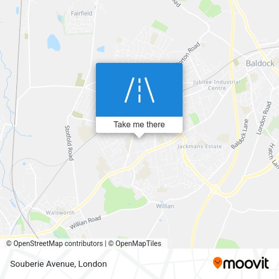 Souberie Avenue map