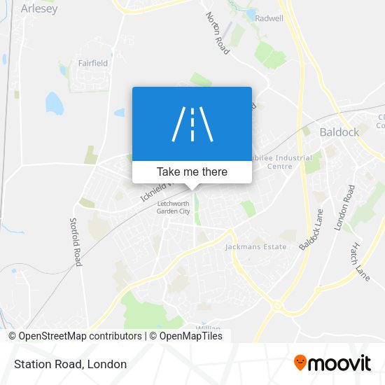 Station Road map