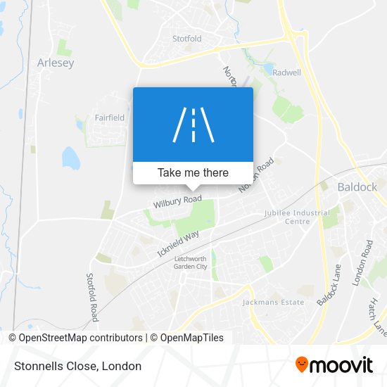 Stonnells Close map