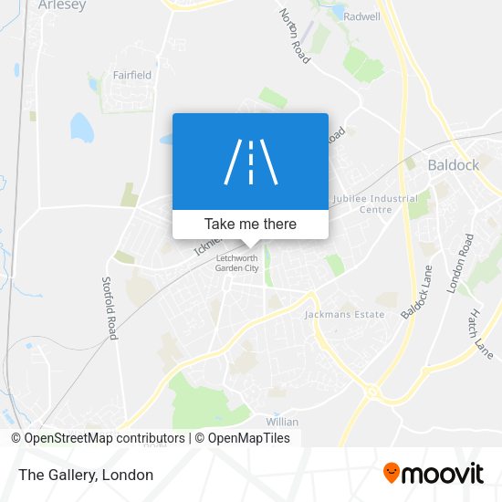 The Gallery map