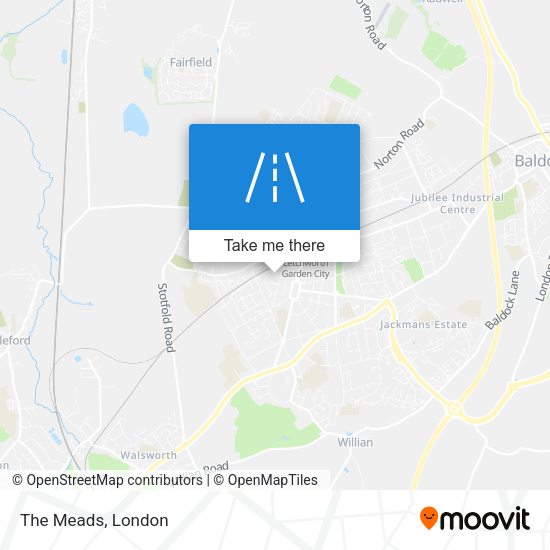 The Meads map