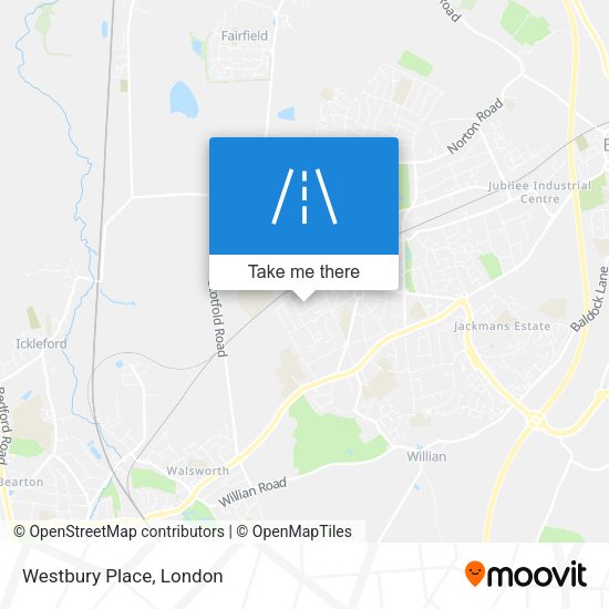 Westbury Place map