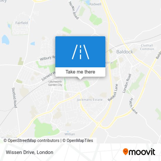 Wissen Drive map