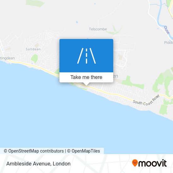Ambleside Avenue map