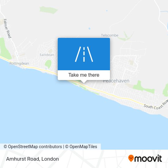 Amhurst Road map