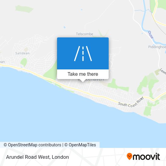 Arundel Road West map