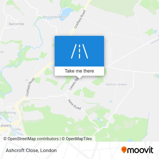 Ashcroft Close map