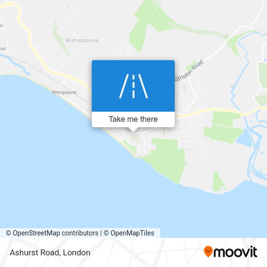 Ashurst Road map