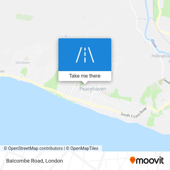 Balcombe Road map