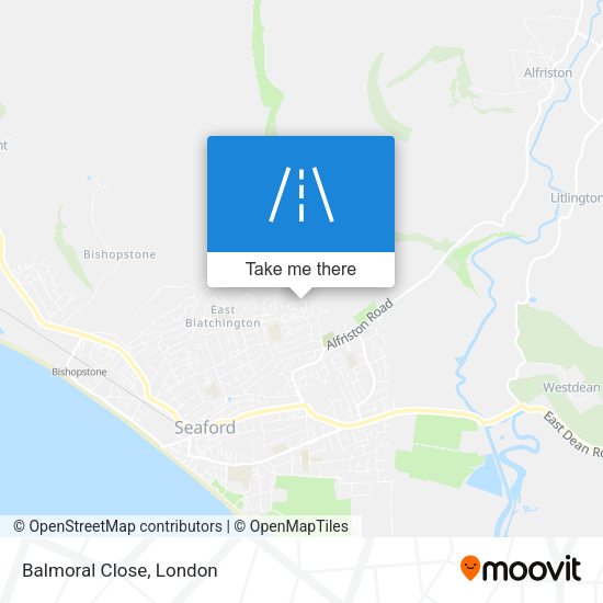Balmoral Close map