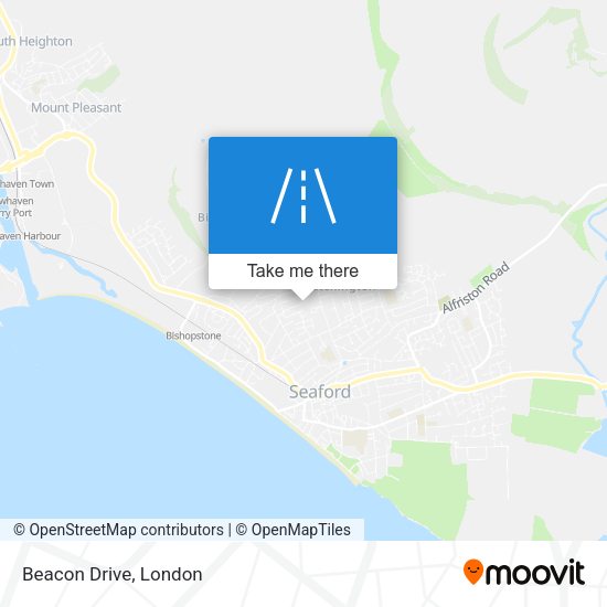 Beacon Drive map