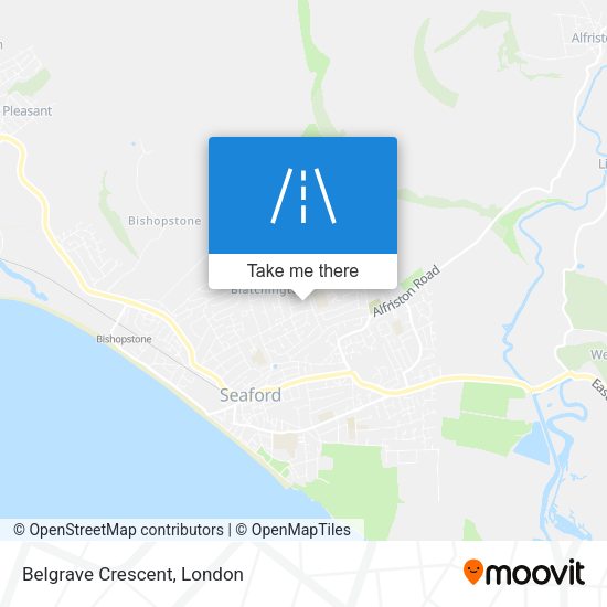 Belgrave Crescent map
