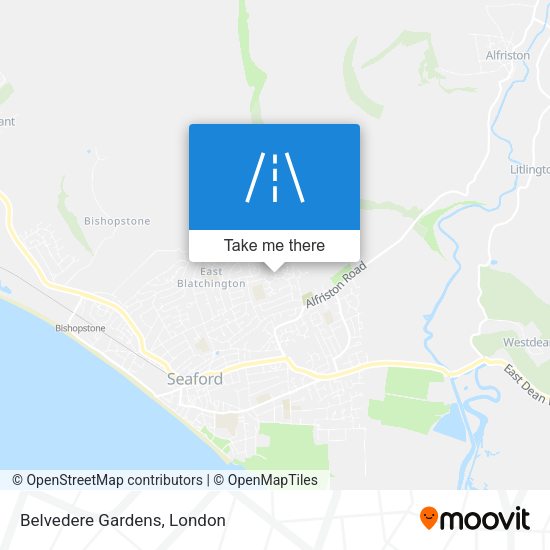 Belvedere Gardens map