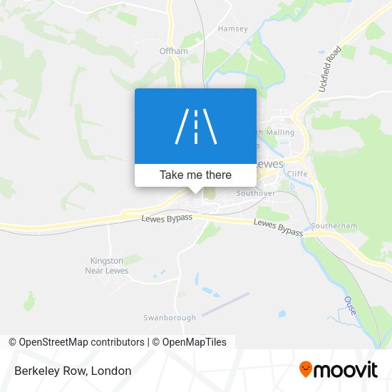Berkeley Row map