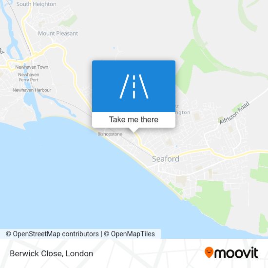 Berwick Close map