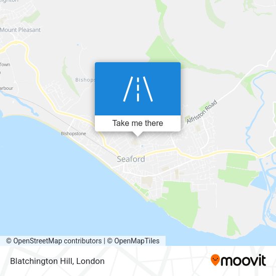 Blatchington Hill map