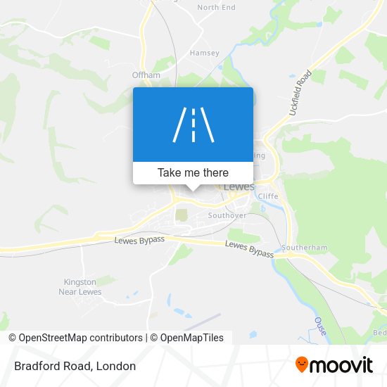 Bradford Road map