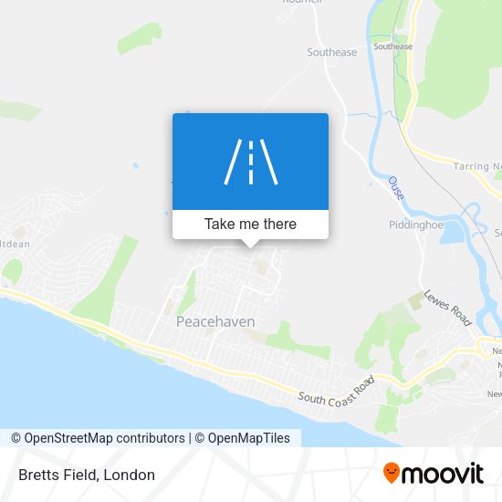 Bretts Field map