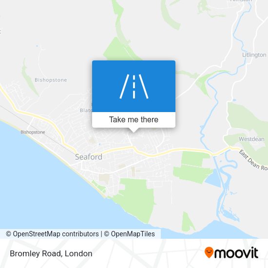 Bromley Road map