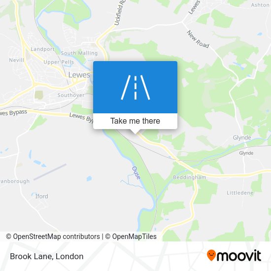 Brook Lane map