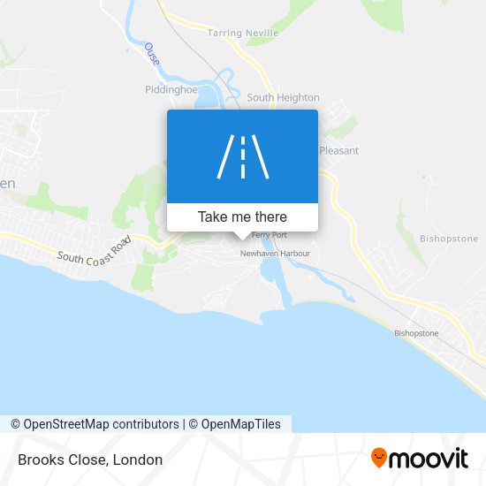 Brooks Close map