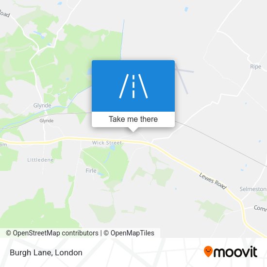 Burgh Lane map