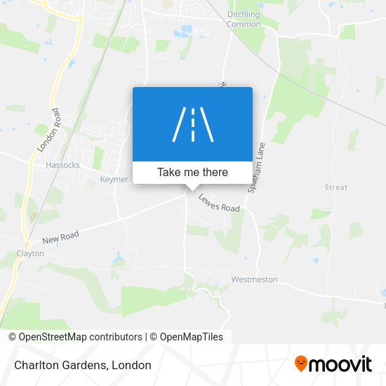 Charlton Gardens map