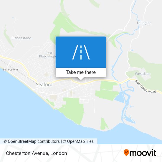 Chesterton Avenue map