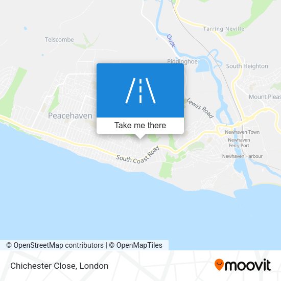 Chichester Close map