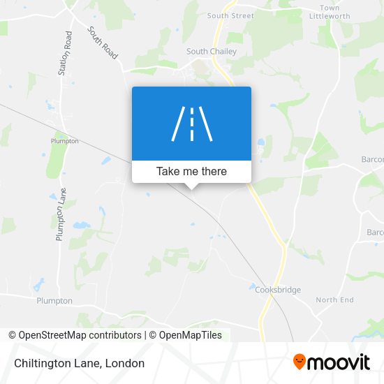 Chiltington Lane map