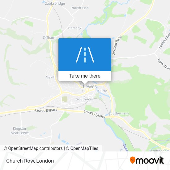 Church Row map
