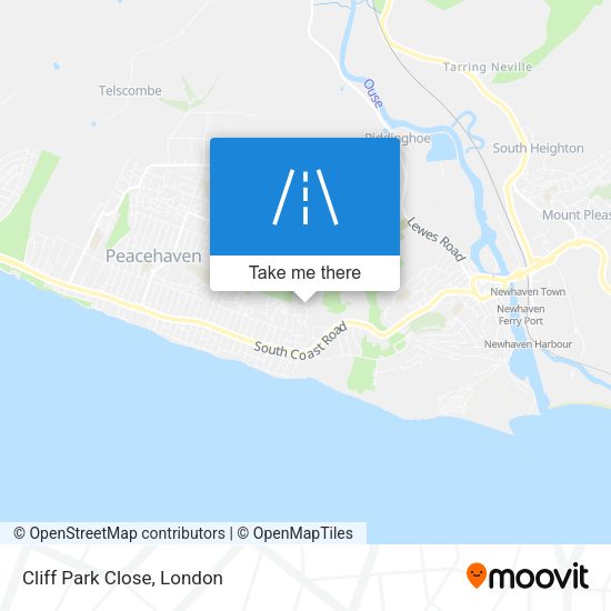 Cliff Park Close map