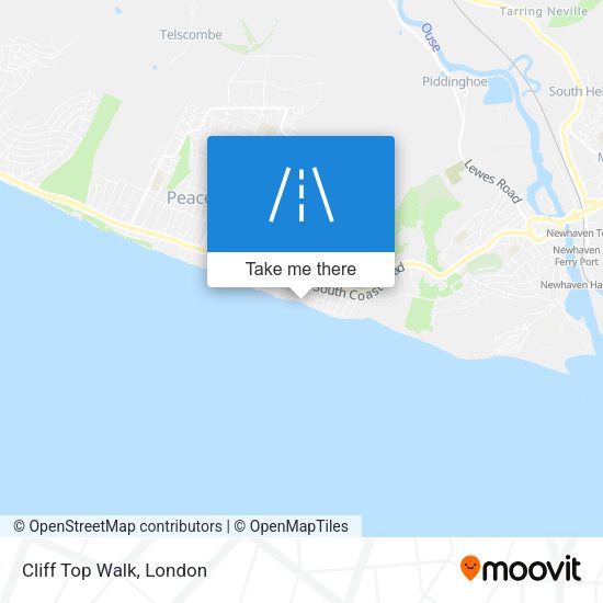 Cliff Top Walk map