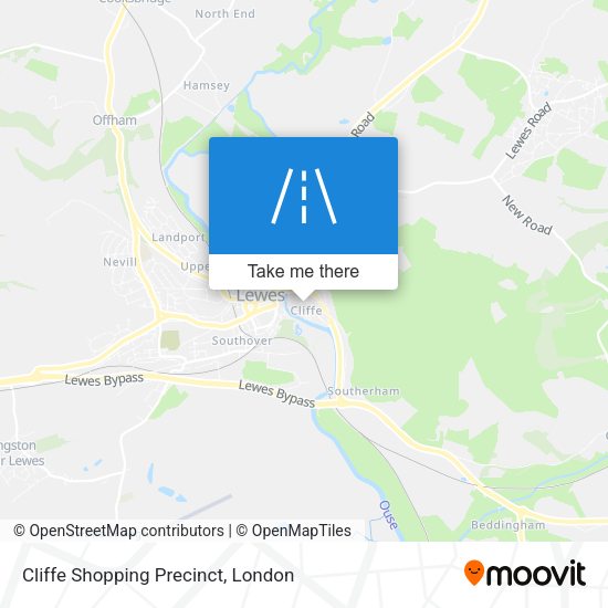 Cliffe Shopping Precinct map