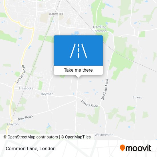 Common Lane map
