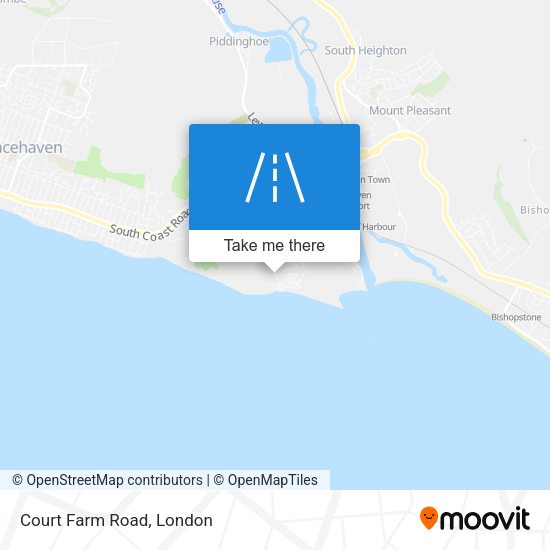 Court Farm Road map