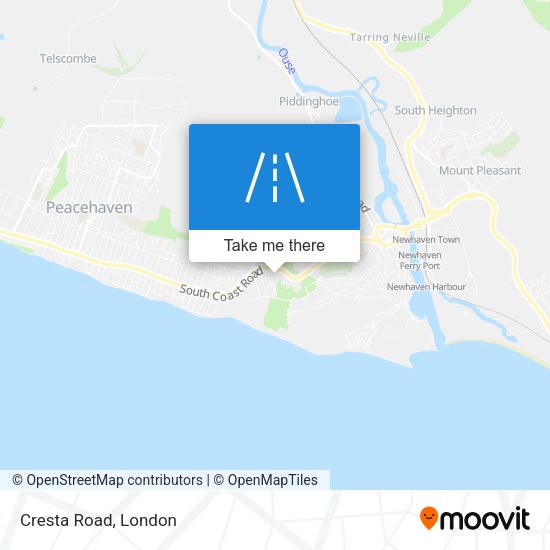 Cresta Road map