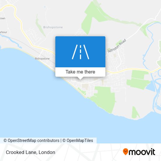 Crooked Lane map