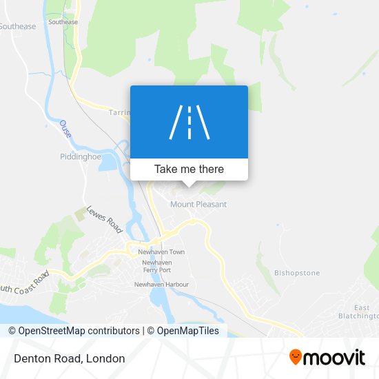Denton Road map