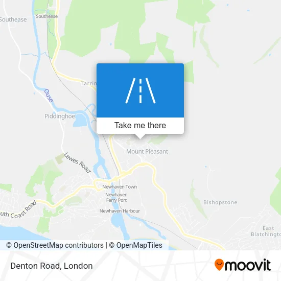 Denton Road map