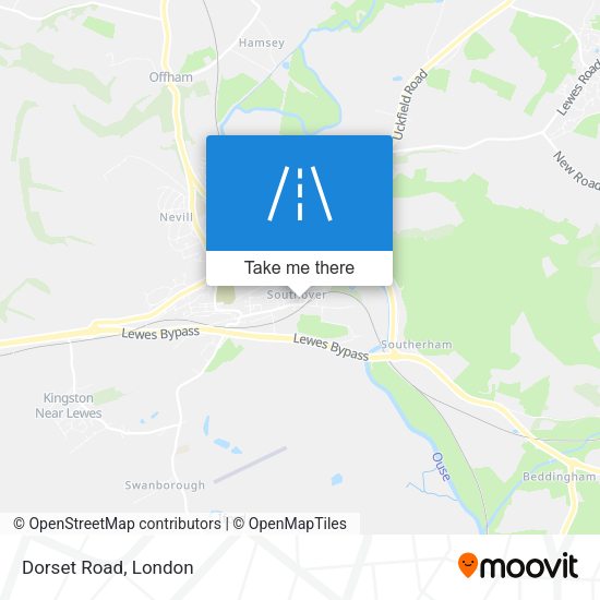 Dorset Road map