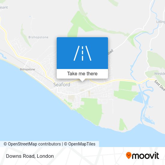 Downs Road map